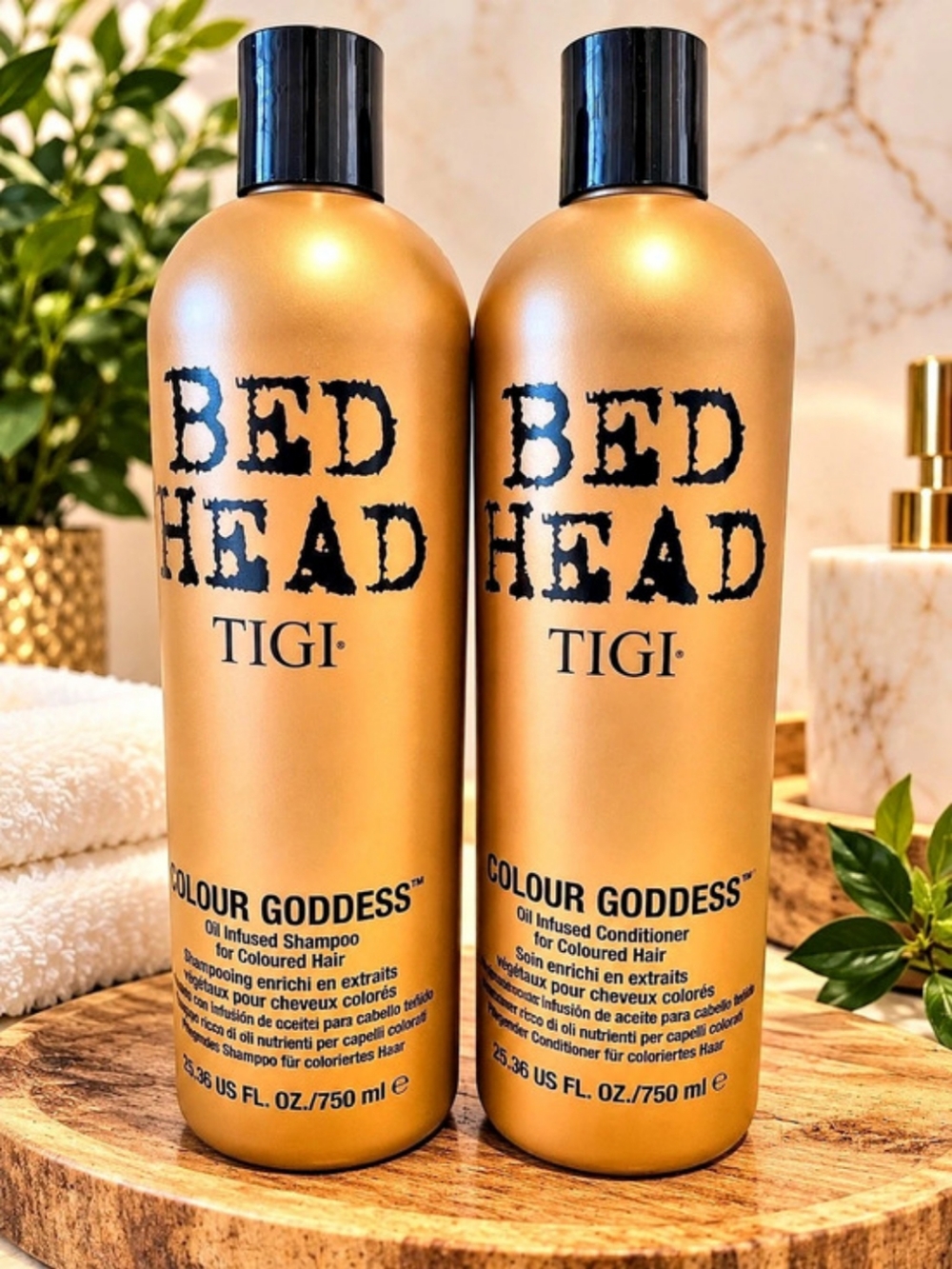 TIGI Bed Head Colour Goddess Oil Infused Conditioner 25.36 oz 2-Pack